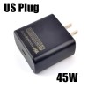 45W Type-C to Type-C Charger for Samsung Ep-Ta845 Super Fast Charging 2.0 Travel Adapter for S20 Note 20