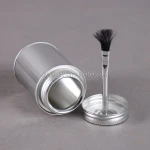 4oz screw top metal paint tinplate can for pvc adhesive with brush
