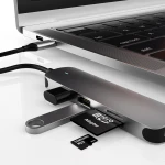 5 in 1  3.5mm Audio Jack Adapter USB HUB for MacBook Air Pro