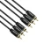 Import 5 meter car 3 rca cable to 3 rca  av audio video cable male male cable from China