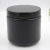 Import 500ml 16oz wide mouth skin care oil hair pomade black plastic HDPE jar from China