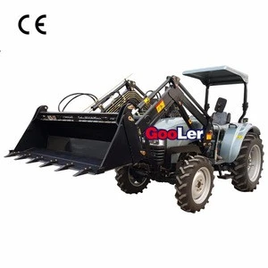 50hp 4wd farm tractor with front loader, 4in1 bucket front  loader