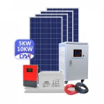5KW Solar Panel Systems 10KW Storage Solar Power System Home