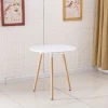 60*60CM Modern Style Big Table with MDF Desktop Wood Legs round design dining table