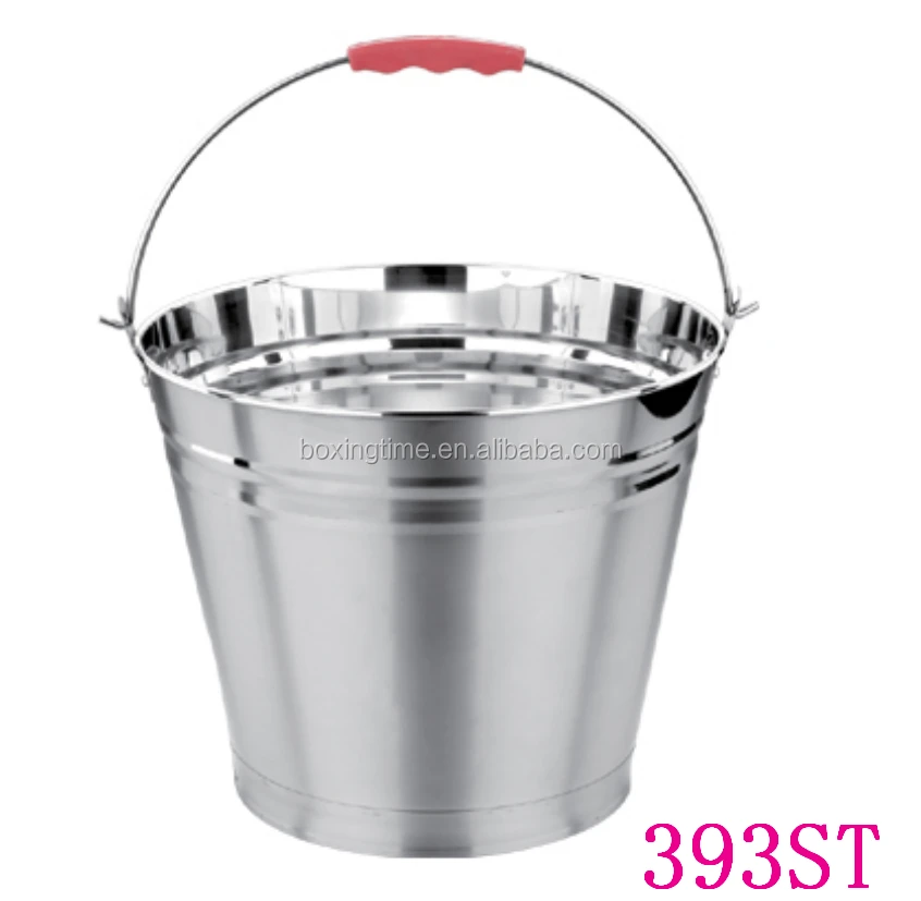 6L-20L Wholesale Stainless Steel Bucket Water Cooler Buckets Water  Bucket With Lid