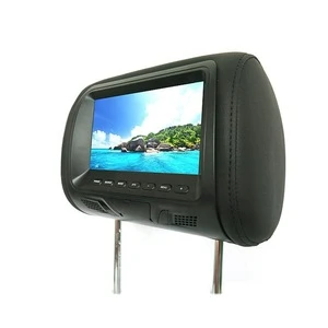 7 inch car headrest monitor with 2 video input