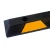 Import 72&quot;L x 6&quot;W x 4&quot;H  Rubber Parking Curb Black with Yellow Stripes from China