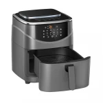 7L Vegetable Steamer and Air Fryer Combo, Toast Bake Roast Broil Dough Proofing Warm, Defrost Steam Digital Air Fryer