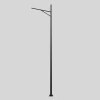 7M galvanized lamp post street light pole