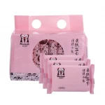 80pcs Hot sale individual package gentle facial wipes pocket wet tissue face cleaning wet wipes
