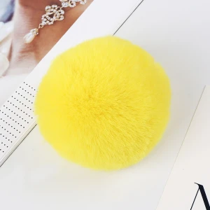 8cm The factory supplies various sizes fur pompom wholesale colorful fur balls faux fox fur pom pom
