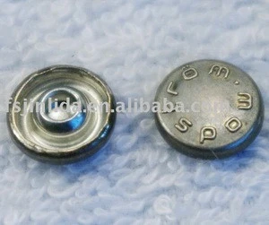9.5mm anti silver iron cap rivet