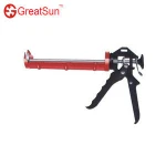 9" 11"Manual half tube style construction sealant tool steel tube adhesive silicone gun rotary caulking gun