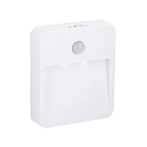 AAA battery powered PIR motion sensor led night light with double-sided adhesive stick-anywhere