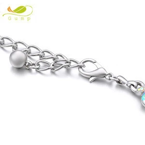 AB Stone Flower Design Chain Belt Crystal Chain Belts For Women