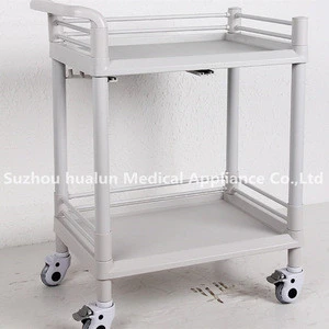 ABS material Medical Trolley Hospital Nursing Trolley  Medical  Cart
