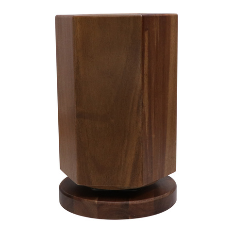 Buy Acacia Wood 360 Degree Magnet Knife Block Universal Knives Holder ...