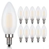 AC/DC 12V LED Candle Filament Bulb Dimmable 3.5W E14 12V Dimmable