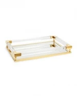 acrylic shower tray / snack acrylic service display tray