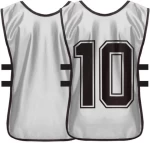 Actearlier numbered soccer training vest bibs football scrimmage training vests soccer pinnies