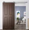 Advantageous price quiet operation without noise raw steel barn door hardware