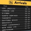 airport departure display board split-flap display