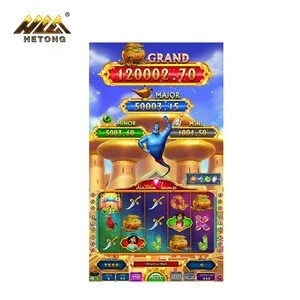 Aladin Lamp Vertical Screen Slot Game PCB Gamble game board Casino game machine jackpot gameboard support touch screen