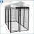 Import  Supply Heavy Duty Black Dog Kennels Two Doors Large Animal Cage from China