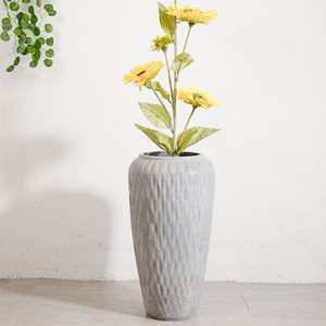All colors can be customized gold vase tall flower pot planter