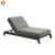Import All Waterproof and UV Resistant upholstery fabric outdoor lounge bed garden lounger from China
