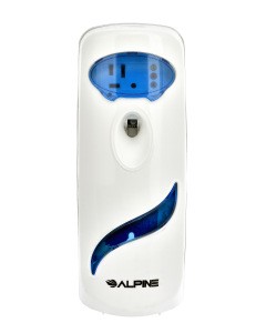 Alpine Industries 8.5 oz. Automatic Spray Aerosol Air Freshener Dispenser in White