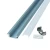 Import Aluminum and pc diffuser extrusion body material recessed aluminum led profile for strips from China