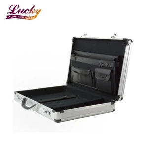 Aluminum Framed 15" Hard Saided Laptop Briefcase Office Attache Case