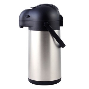 Amazing hot sale factory price stainless steel vacuum pump action airpot thermos flask