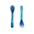 Import Amazon Colorful Temperature-sensing Silicone Baby Spoon and Fork from China