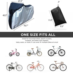 Amazon hot sell 210D oxford fabric waterproof outdoor bike cover