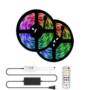 Amazon Hot Selling Smart LED Strip Lights Phone App Controlled Music Sync ,Waterproof RGB LED Lights Strip 5M/Roll
