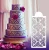 Import Amazon Hot Selling Wedding cake spray mold DIY painting cake stencil with handle Hollow out pattern from China