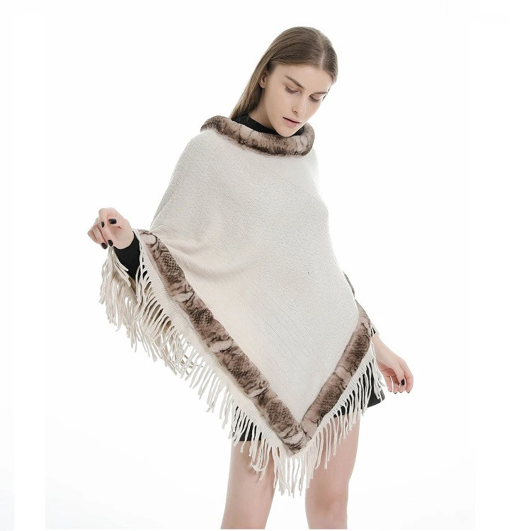Amazon pure color tassel cashmere autumn winter ladies warm fur shawl women pashmina shawl cashmere