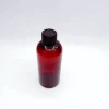 amber 20ml 30ml 50ml 100ml 125ml 250ml cosmetic liquid smoke PET empty plastic oil bottle with press and twist cap