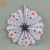 Import American Style Blue Red Striped Paper Fan flower For Party Decoration Holiday Hanging Paper Decor Home Decorative Crafts from China