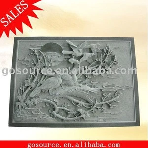 animal stone carving high relief