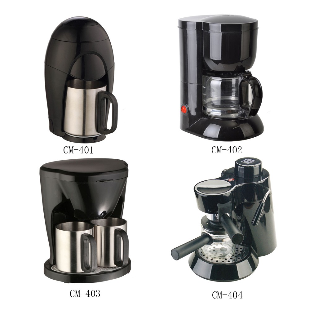Anti drip feature Black 1.5L 12 cup  Coffee Maker Electric Coffee machine With stainless steel decoration