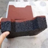 Anti slip rubber dogbone pavers for driveway recycled rubber pavers