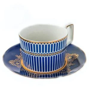 Arabic tableware fine bone china teapot sets coffee cup ceramic porcelain coffee and tea set 15pcs