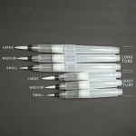 Art Supplier solid gouache watercolor brush tool art acrylic paint pen water injection water soft pen hook line small brush Pen
