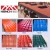 ASA PVC plastic roof tile 2.5mm building materials red color synthetic resin roof tile