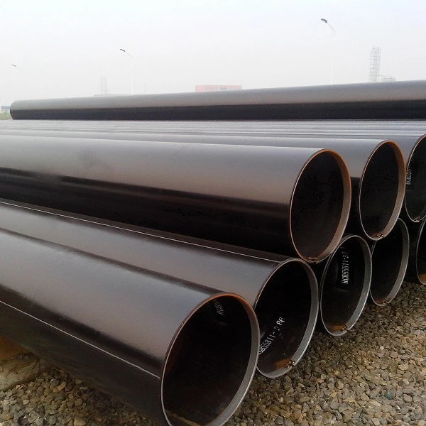 Astm A53 Gr.b erw pipe plain both ends for waterworks 12m length