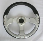 Auto car accessories 3 spoke Oxidize 6-holes modified bumper car steering wheel