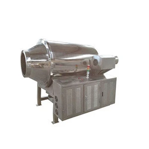 Automatic 50kg 100kg 150kg drum rotary chilir/pepper oasting machine